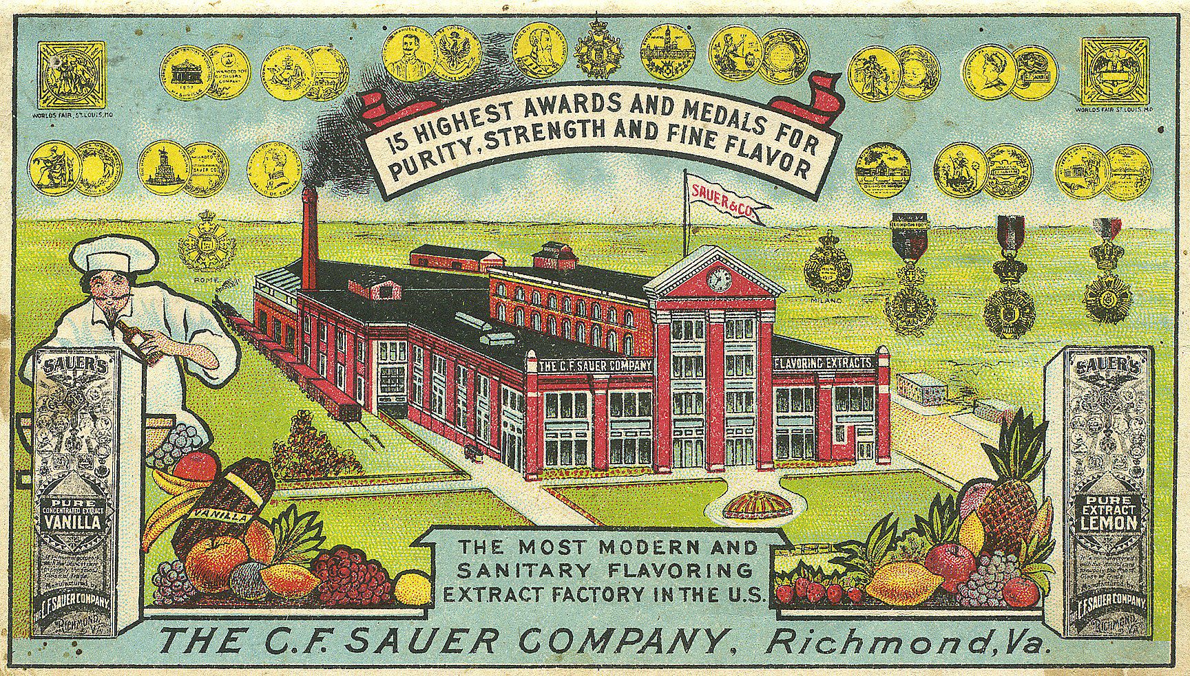C.F. Sauer Co. through the years